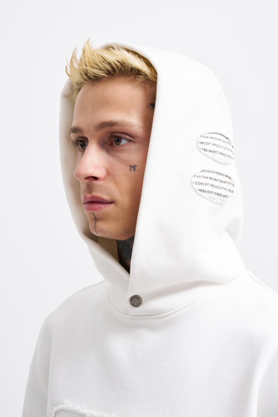 Magnitude Machinist White Hoodie