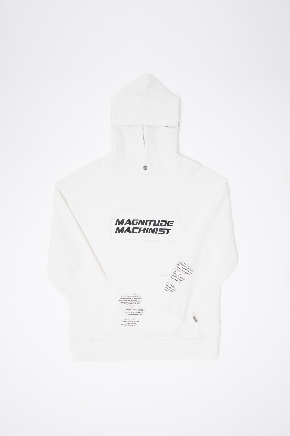 Magnitude Machinist White Hoodie